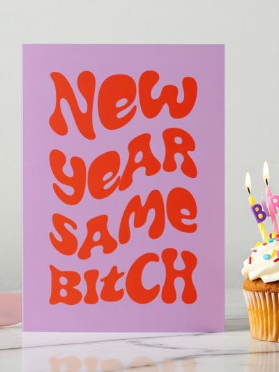 "New year same b*tch" - açıqça