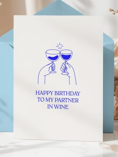 "Partner in wine" - açıqça